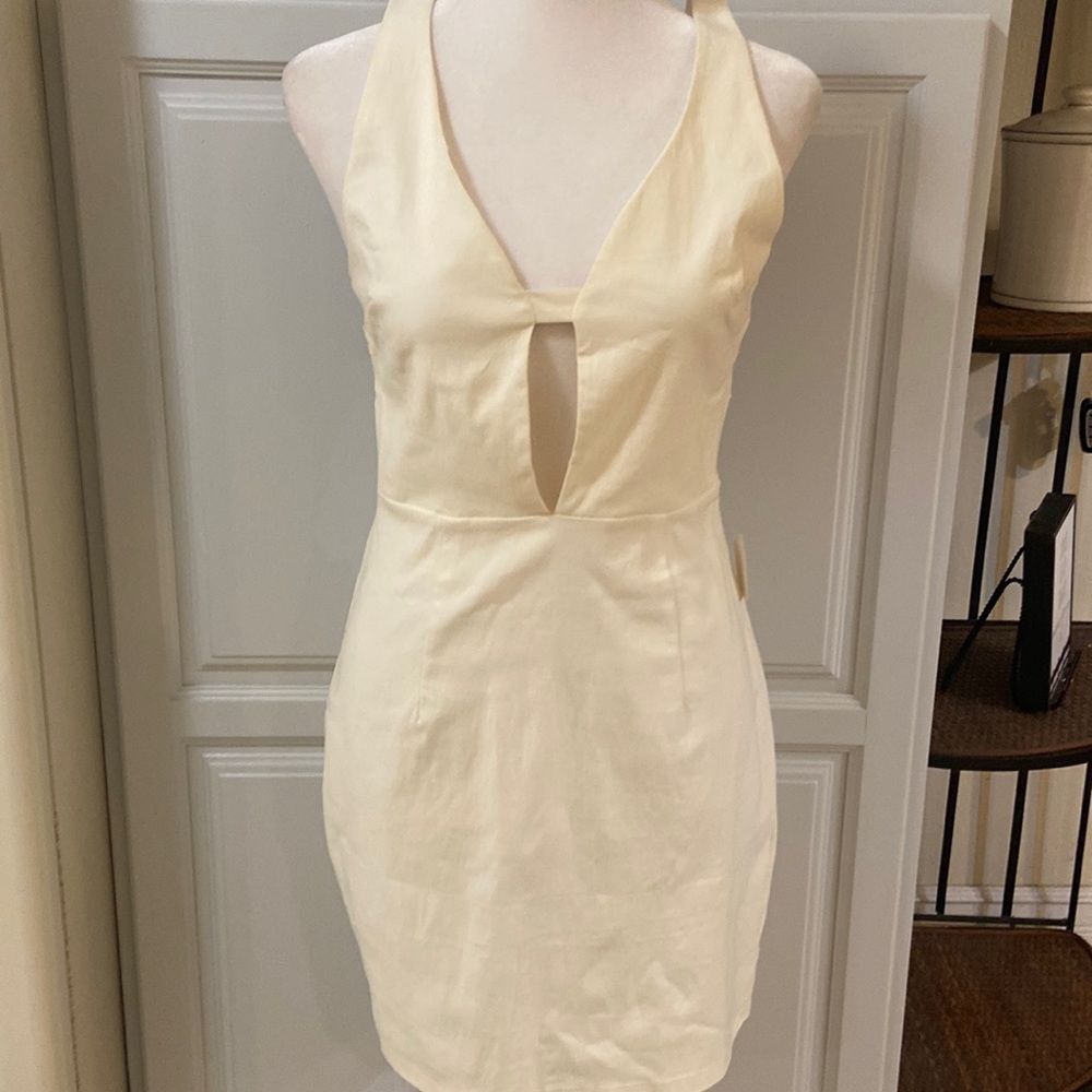 New  cream dress